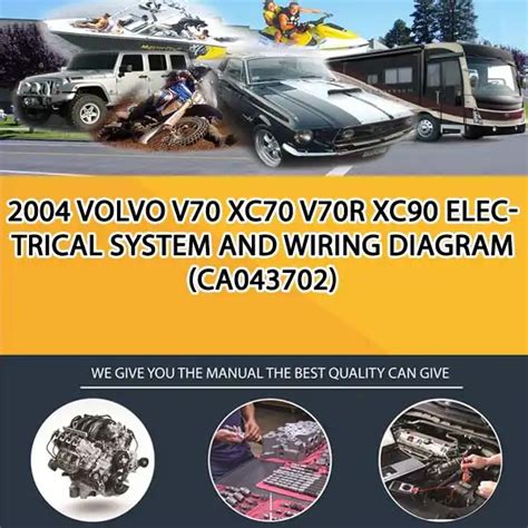 Volvo V70|XC70|V70R|XC90 Electrical System and Wiring Diagram (2004) Ebook Epub