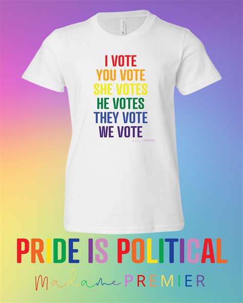 Vote is a Verb T-shirt: A Call for Political Participation