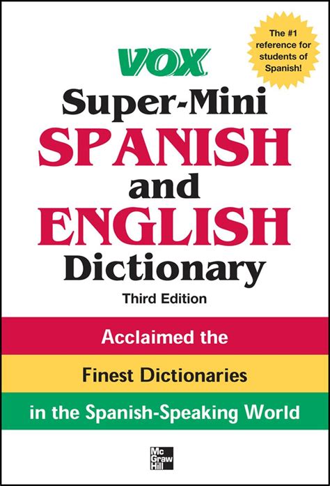 Vox Super-Mini Spanish and English Dictionary 3rd Edition Doc