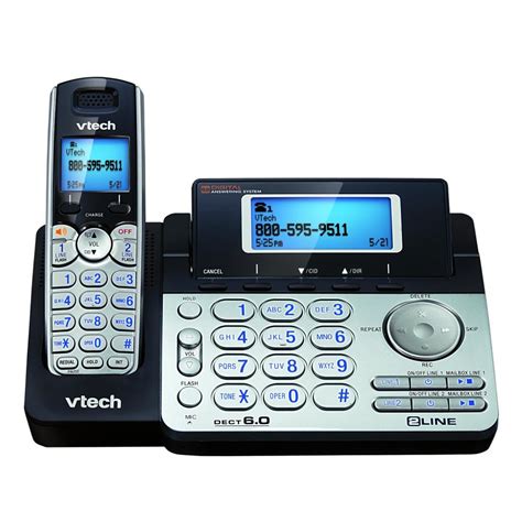 Vtech 58 Ghz Cordless Phone With Digital Answerer Reader