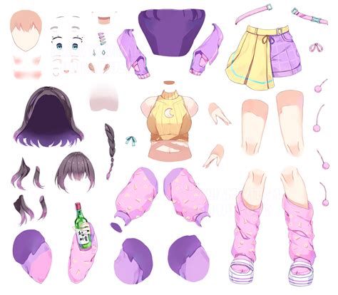 Vtuber Model Template