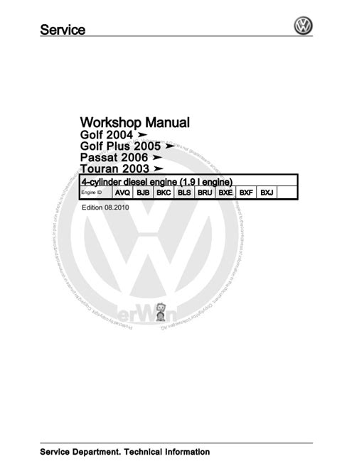 Vw Golf Alh Engine Repair Manual Ebook Kindle Editon