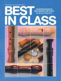 W10PA Best in Class Recorder Piano Guitar Accompaniment Book