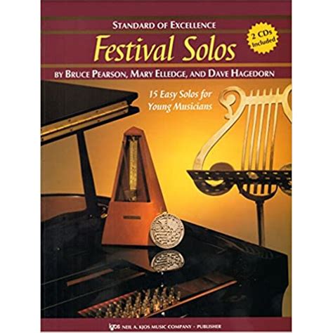W28BS Standard of Excellence Festival Solos Book CD Tuba