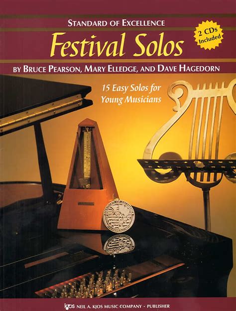 W28XE Standard of Excellence Festival Solos Book CD Alto Saxophone