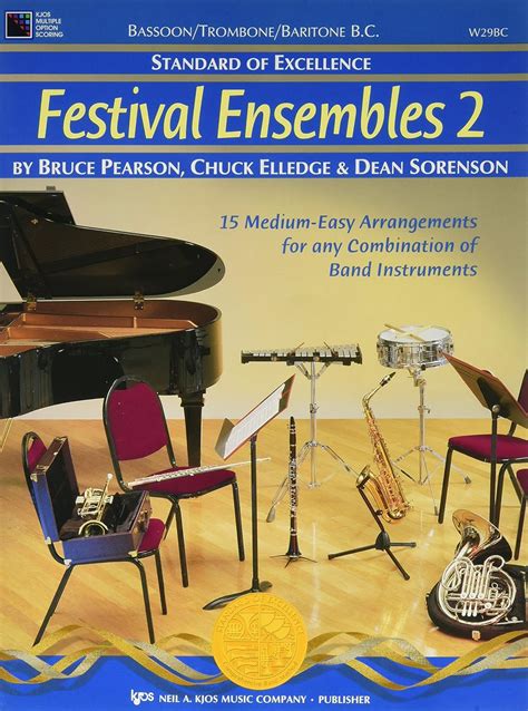W29BC Standard of Excellence Festival Ensembles 2 Bassoon Trombone Baritone BC