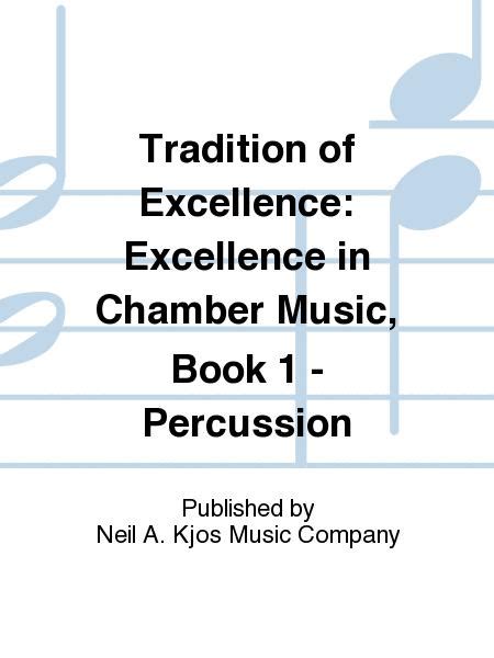 W40PR Excellence in Chamber Music Book 1 Percussion