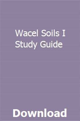 WACEL SOIL 1 QUESTIONS Ebook Kindle Editon