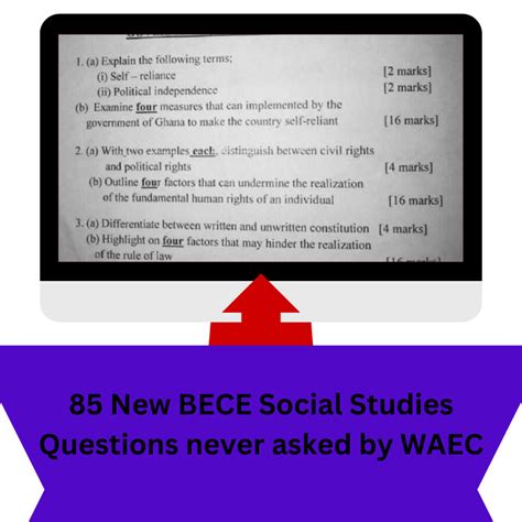 WAEC 2019 Social Studies Questions and Answers: An Exhaustive Guide