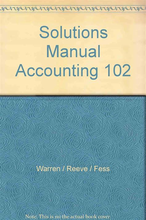WARREN REEVE FESS ACCOUNTING EDITION 20 SOLUTIONS Ebook Epub