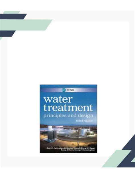 WATER TREATMENT PRINCIPLES AND DESIGN SOLUTION MANUAL Ebook PDF