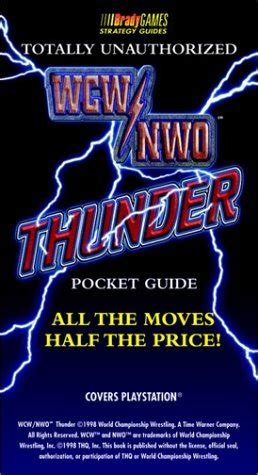 WCW NWO Thunder Totally Unauthorized Pocket Guide Official Strategy Guides Epub