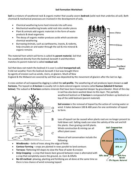 WEATHERING AND SOIL FORMATION WORKSHEET ANSWERS Ebook Reader