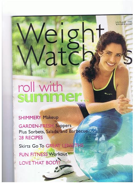 WEIGHT WATCHERS MAGAZINE July August 1998 Volume 31 No 4 Diet Cooking Recipes Health PDF