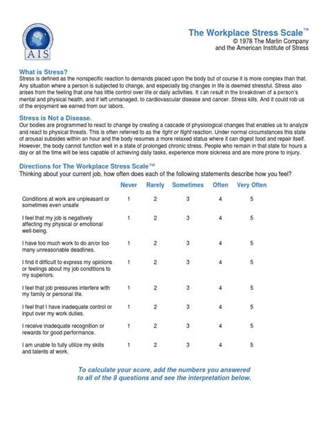 WEIMAN OCCUPATIONAL STRESS SCALE Ebook Kindle Editon