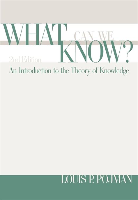 WHAT CAN WE KNOW POJMAN Ebook Epub