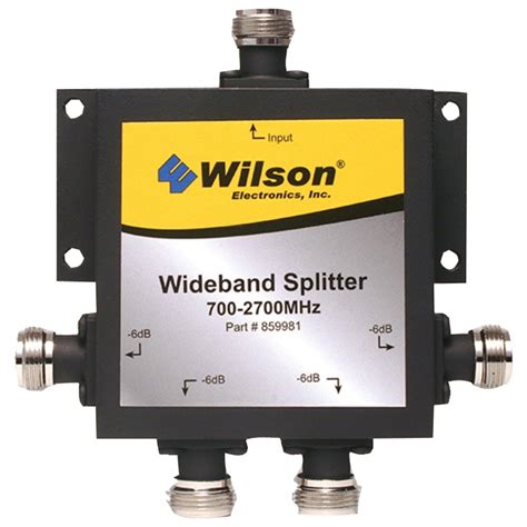 WILSON ELECTRONICS 859981 SPLITTER CONNECTORS Epub