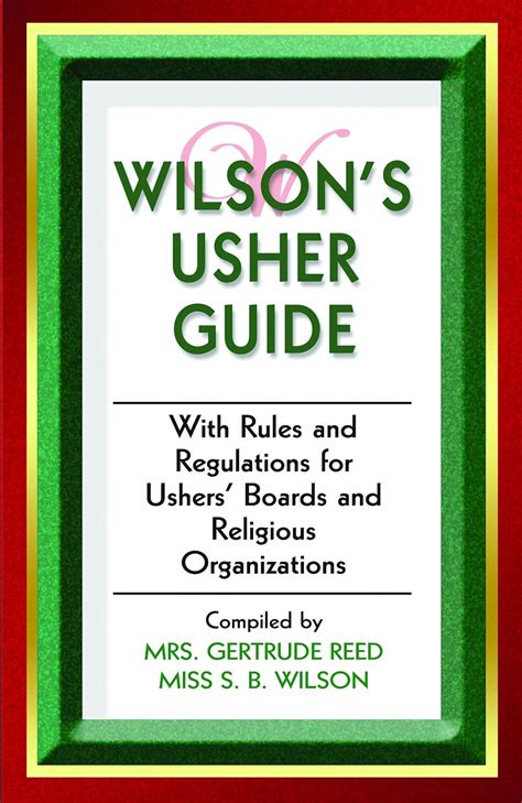 WILSON USHER GUIDE PDF Ebook PDF