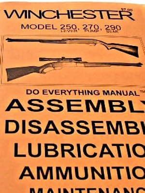 WINCHESTER MODEL 250 DISASSEMBLY Ebook Epub