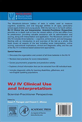 WJ IV Clinical Use and Interpretation Scientist-Practitioner Perspectives Practical Resources for the Mental Health Professional Kindle Editon