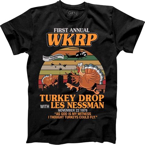 WKRP Turkey Drop T-Shirt: A Nostalgic Throwback to a Holiday Classic