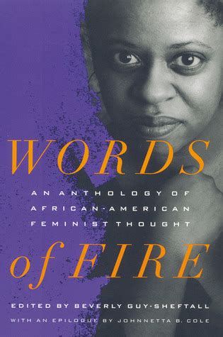 WORDS OF FIRE AN ANTHOLOGY OF AFRICAN AMERICAN FEMINIST THOUGHT BY BEVERLY GUY SHEFTALL Ebook PDF