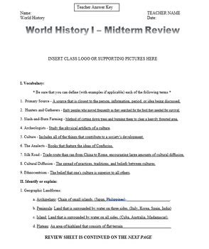 WORLD HISTORY REVIEW PACKET ANSWERS Ebook Epub