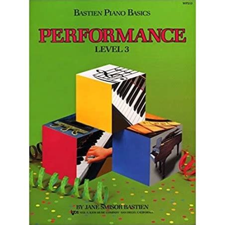 WP213 Bastien Piano Basics Performance Level 3 PDF