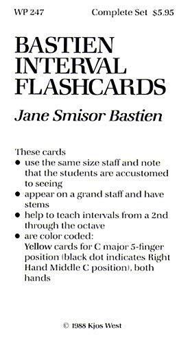 WP247 Bastien Interval Flashcards