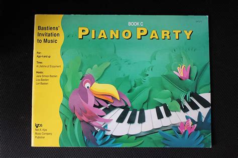 WP272 Bastiens Invitation to Music Piano Party Book C