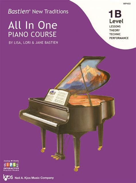 WP453 Bastien New Traditions All In One Piano Course Level 1B Kindle Editon