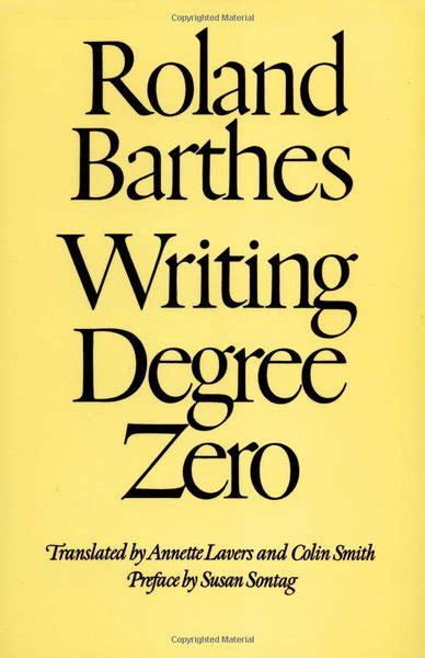 WRITING DEGREE ZERO BY ROLAND BARTHES Ebook PDF