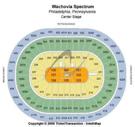 Wachovia Philadelphia Seating Chart