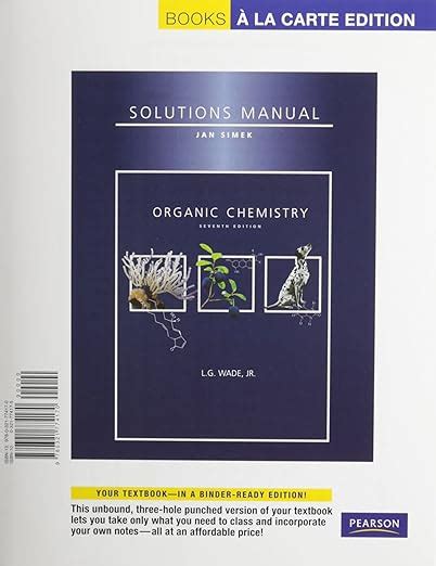 Wade Organic Chemistry 7th Edition Solutions Manual Reader