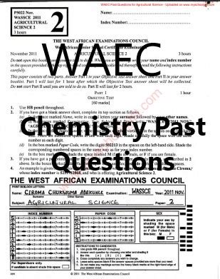 Waec 2014 Chemistry Answer Obj Doc