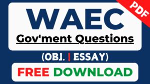 Waec 2014 Government Answer For Free Kindle Editon