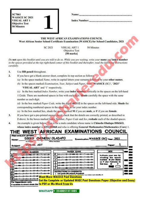 Waec 2014 Visual Art Objectives And Theory Answers Reader