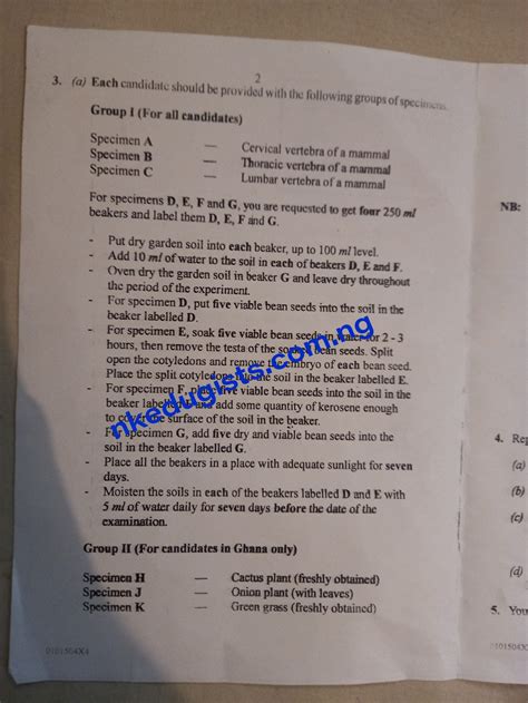 Waec Answer For Biology Reader