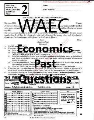 Waec Ecomomics Answers 2014 Doc