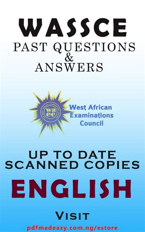 Waec English Past Question Answer Keys Reader