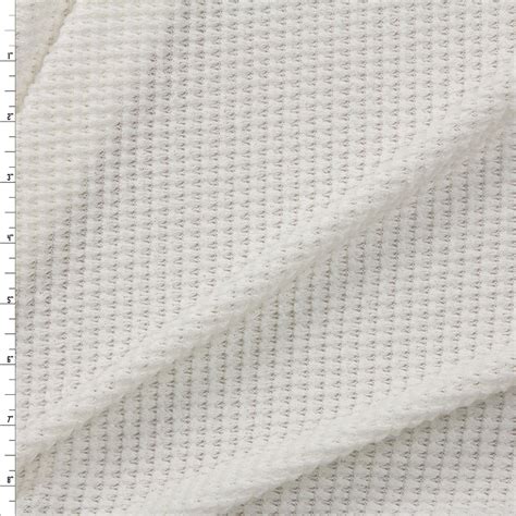 Waffle knit fabric: