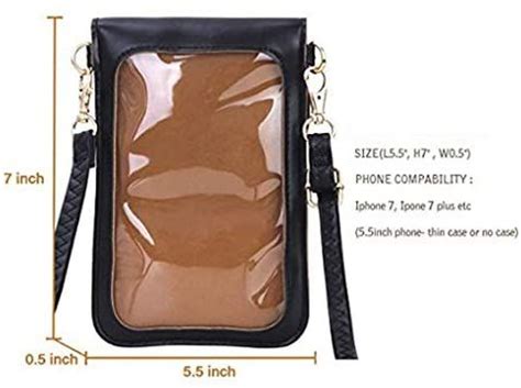 WaitingU Multipurpose Crossbody Cellphone Separated Doc