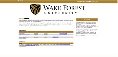 Wake Forest Financial Aid Portal: A Comprehensive Guide