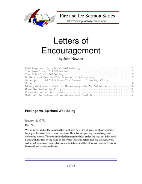 Walk to emmaus letters of encouragement example Ebook PDF