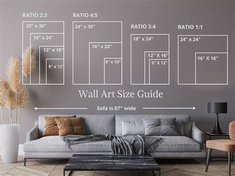 Wall Art Size Chart