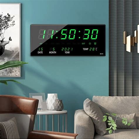 Wall Clock with LED: 10,000 Characters of Time-Telling Innovation