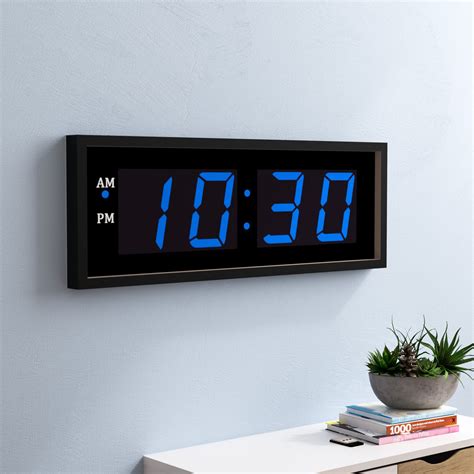 Wall Clock with LED: 500 Lumen Brilliance For Your Modern Abode