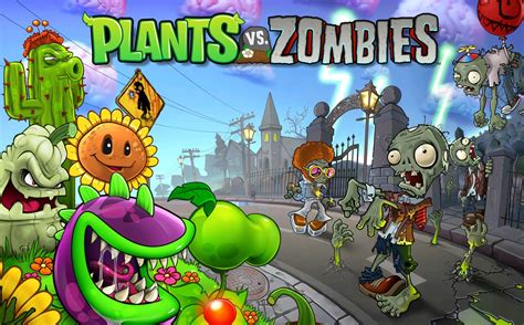 Wallpaper of the Living Dead: Zombies vs Plants