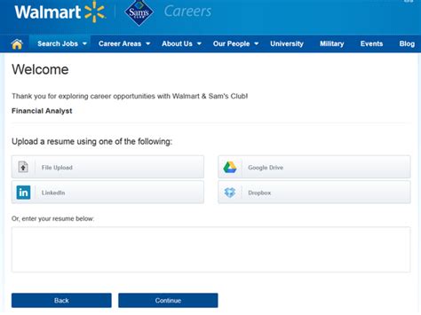 Walmart Career Portal