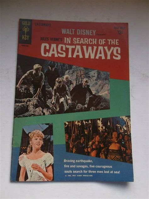 Walt Disney Presents In Search of the Castaways 1962 Gold Key Comic Hayley Mills Photo Pin-up Doc